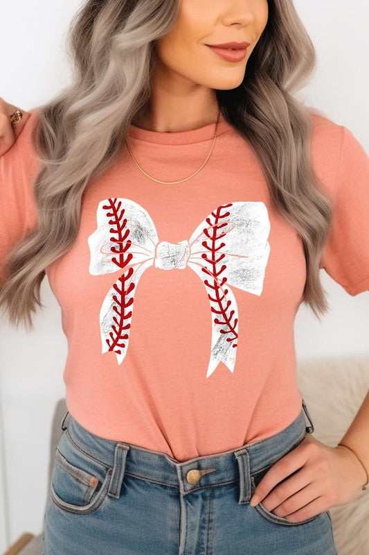 Coquette Bow Baseball | Graphic T-Shirt