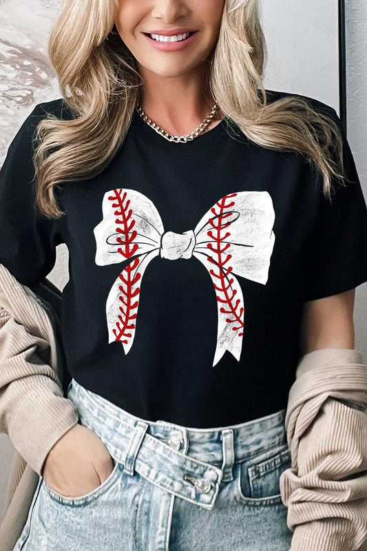 Coquette Bow Baseball | Graphic T-Shirt