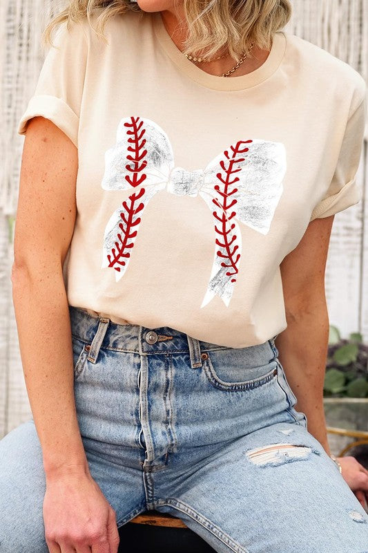 Coquette Bow Baseball | Graphic T-Shirt