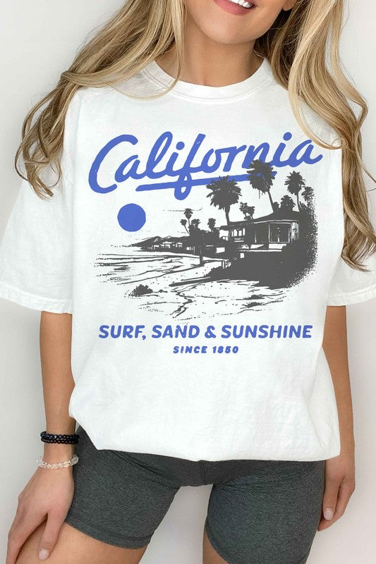 California Surf Sand and Sunshine | Graphic Tee