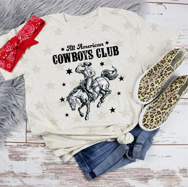 All American Cowboys Club | Star Graphic Tee