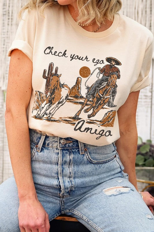 Check your Ego Amigo | Graphic T-Shirt