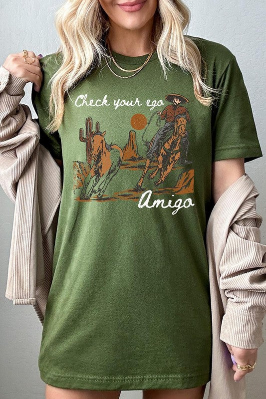 Check your Ego Amigo | Graphic T-Shirt