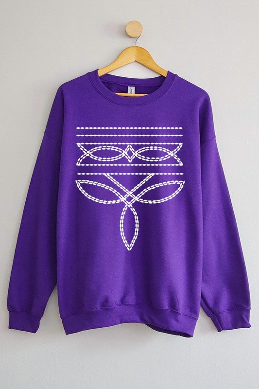 Western Boot Stitch | Sweatshirt