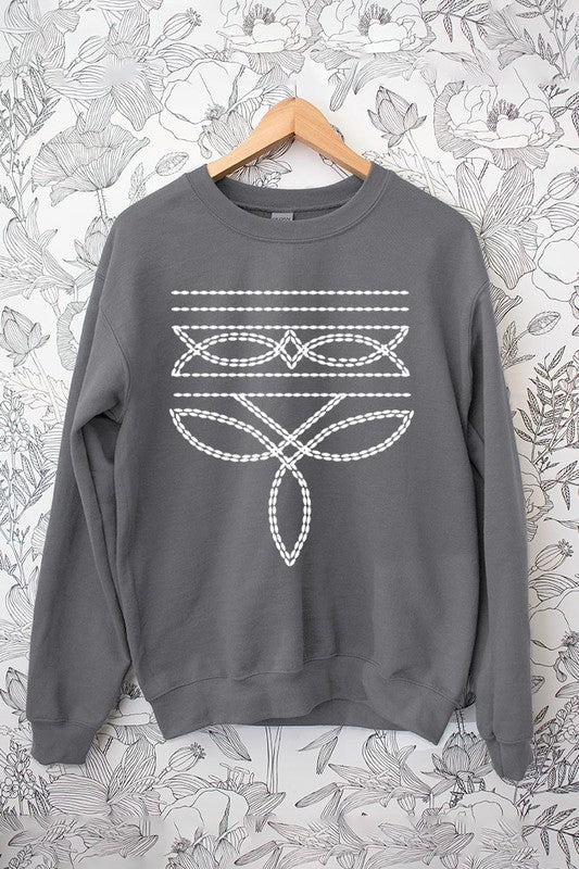 Western Boot Stitch | Sweatshirt