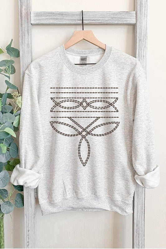 Western Boot Stitch | Sweatshirt
