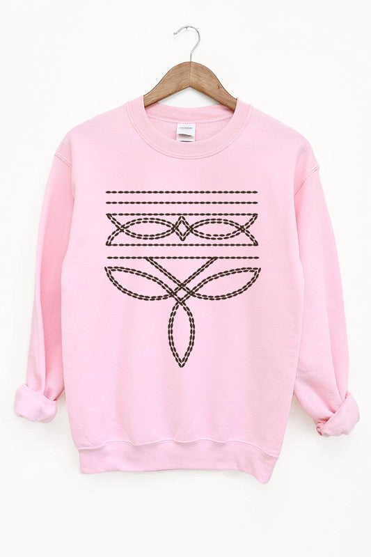 Western Boot Stitch | Sweatshirt