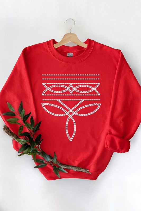 Western Boot Stitch | Sweatshirt