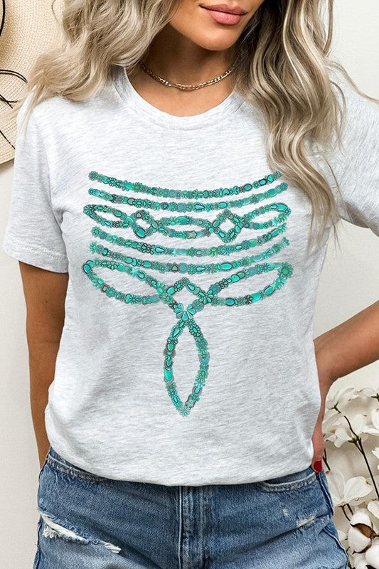 Turquoise Stone Boot Stitch | Graphic T-Shirt