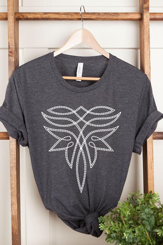 Western Boot Stitch | Graphic T-Shirt