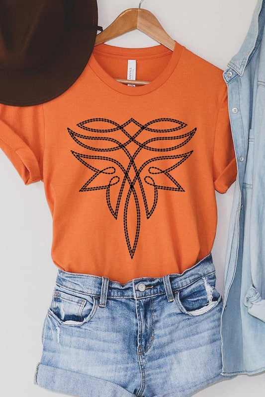 Western Boot Stitch | Graphic T-Shirt