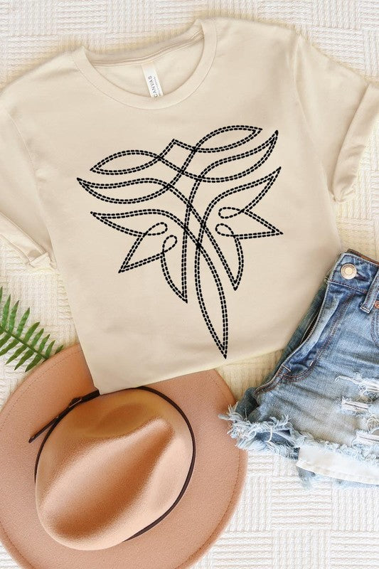 Western Boot Stitch | Graphic T-Shirt
