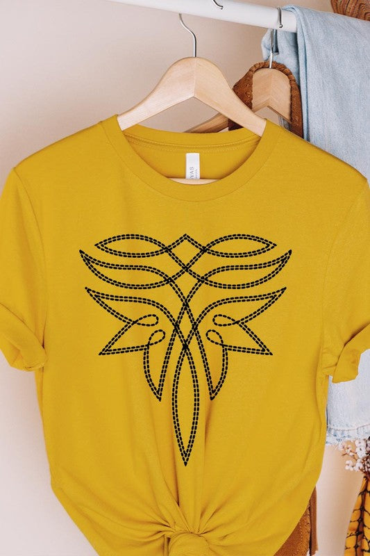 Western Boot Stitch | Graphic T-Shirt