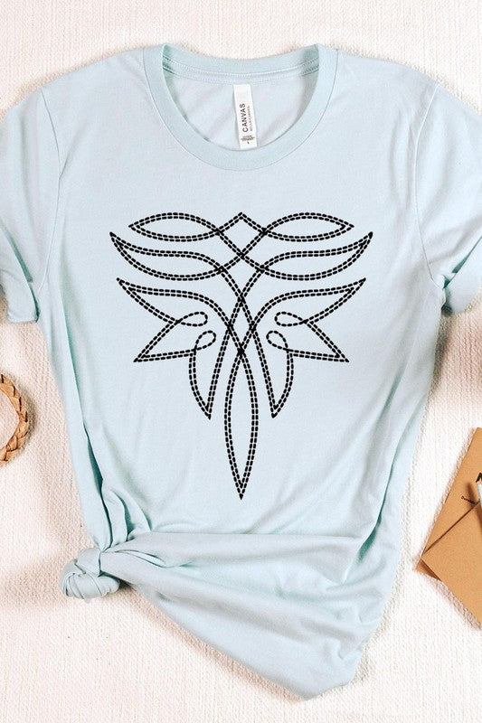 Western Boot Stitch | Graphic T-Shirt