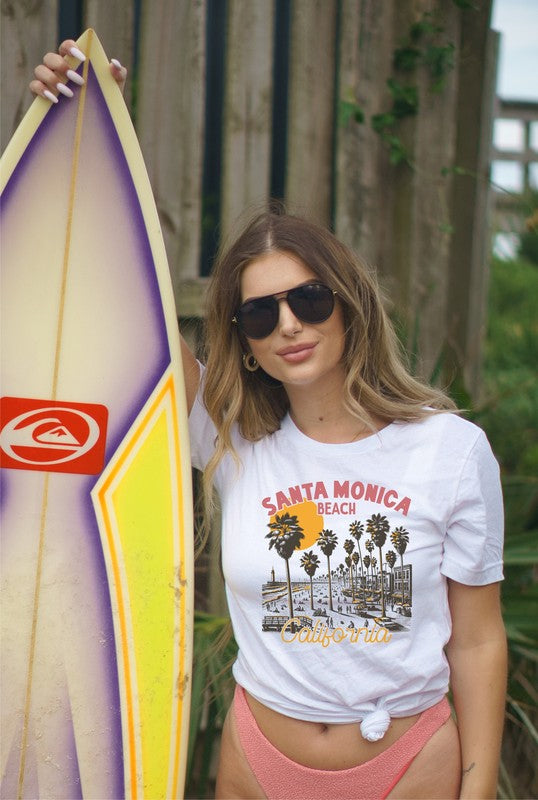 Santa Monica Beach | Graphic Tee