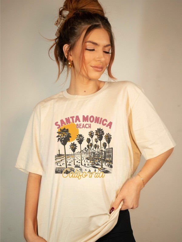 Santa Monica Beach | Graphic Tee