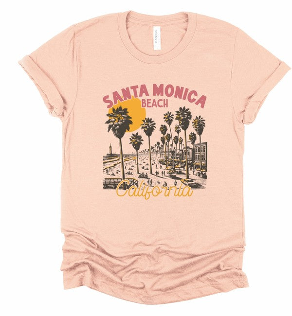 Santa Monica Beach | Graphic Tee