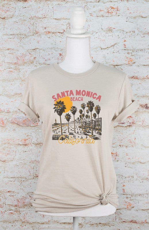 Santa Monica Beach | Graphic Tee