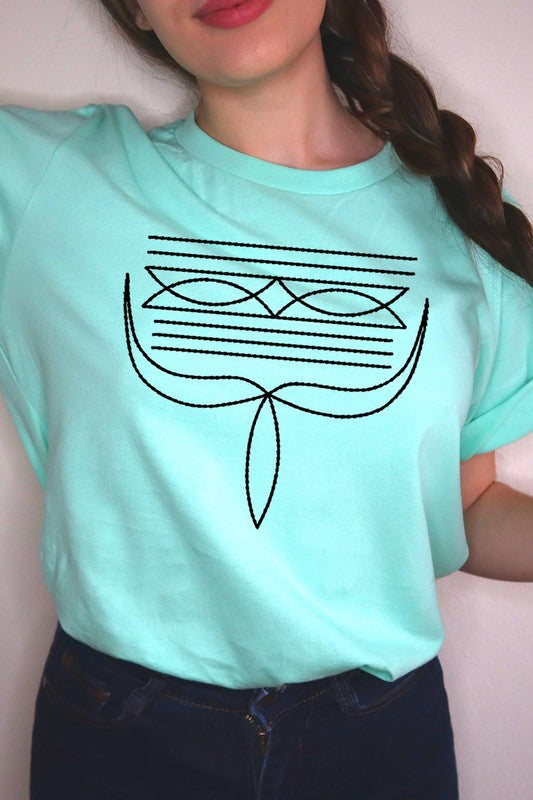 Western Boot Stitch | Graphic T Shirt