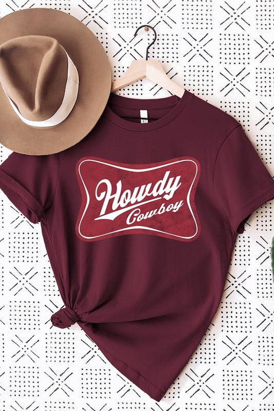 Howdy Cowboy | Graphic T Shirt