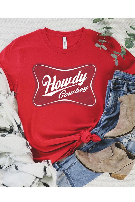 Howdy Cowboy | Graphic T Shirt