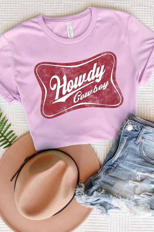 Howdy Cowboy | Graphic T Shirt
