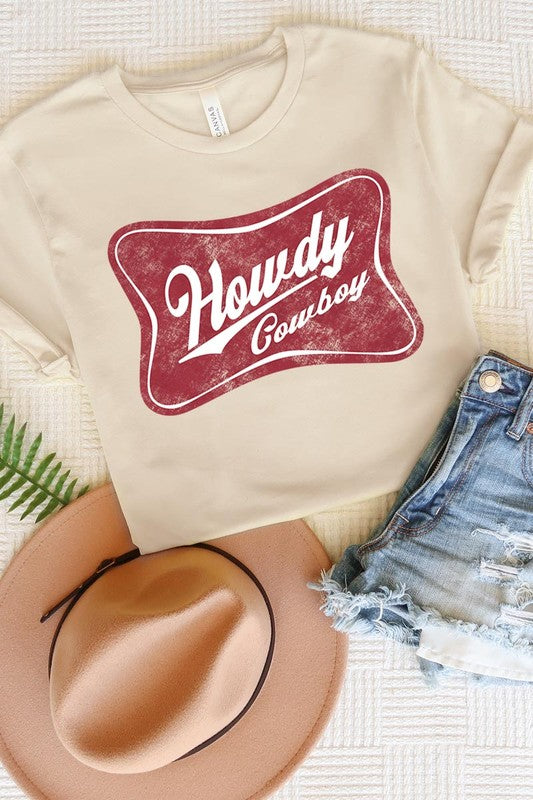 Howdy Cowboy | Graphic T Shirt