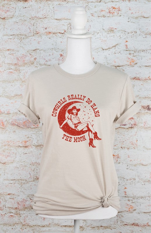 Cowgirls Really Do Hang The Moon | Graphic Tee