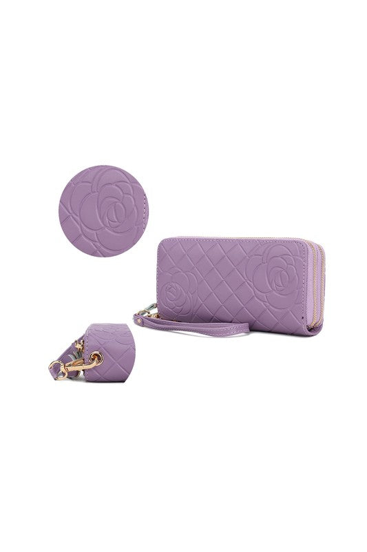 Floral Embossed | Wallet