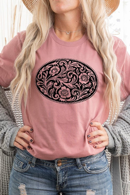 Western Belt Buckle | Graphic T-Shirt