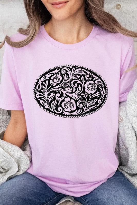 Western Belt Buckle | Graphic T-Shirt