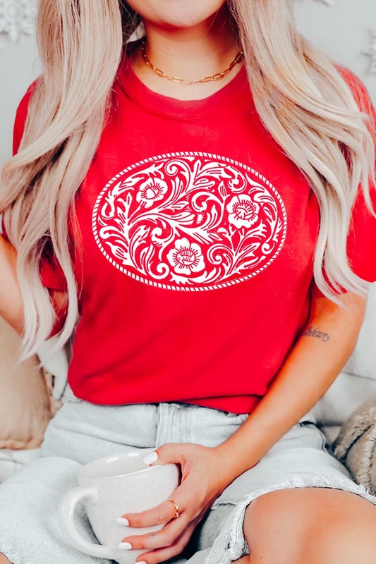 Western Belt Buckle | Graphic T-Shirt