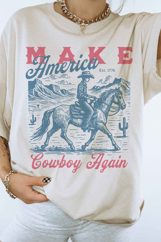 Make America Cowboy Again | Graphic T-Shirt