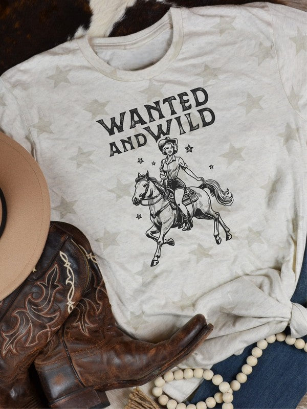 Wanted and Wild Stars | Graphic Tee