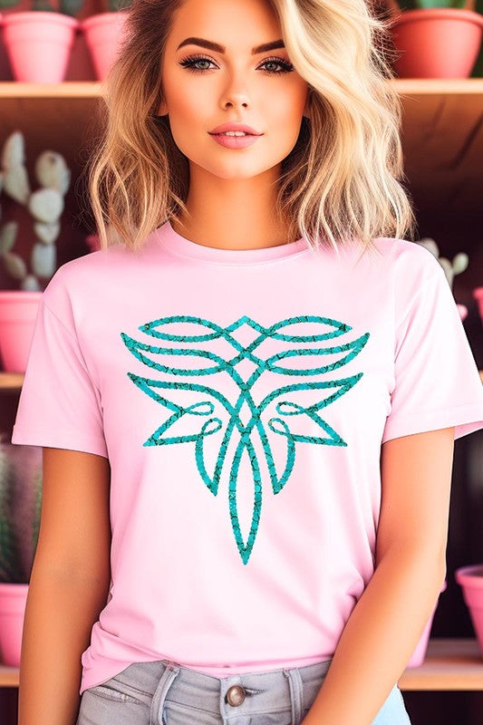 Turquoise Boot Stitch | Graphic T-Shirt