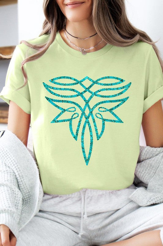 Turquoise Boot Stitch | Graphic T-Shirt
