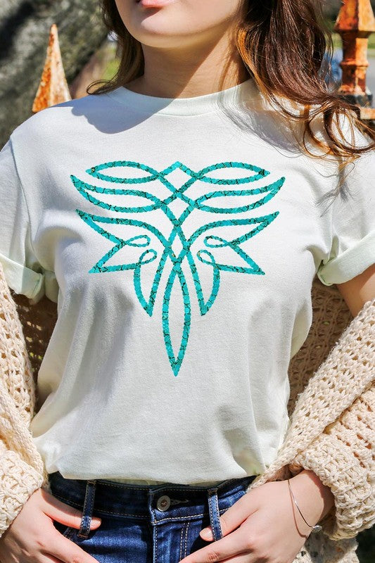 Turquoise Boot Stitch | Graphic T-Shirt