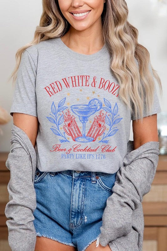 Red White & Boozy | Graphic T Shirt