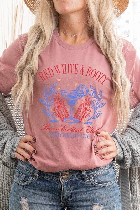 Red White & Boozy | Graphic T Shirt
