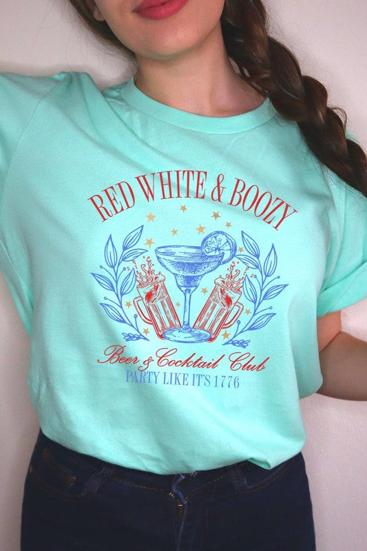 Red White & Boozy | Graphic T Shirt