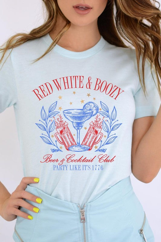 Red White & Boozy | Graphic T Shirt