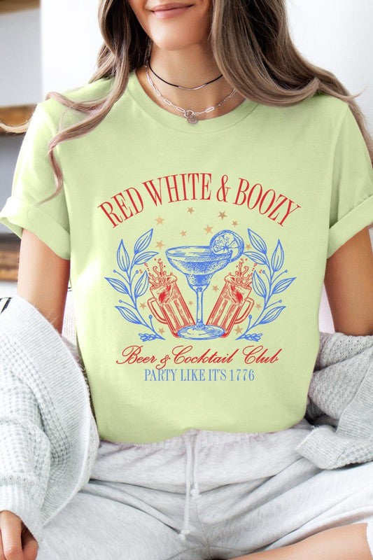 Red White & Boozy | Graphic T Shirt