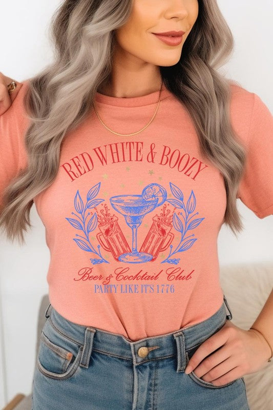 Red White & Boozy | Graphic T Shirt