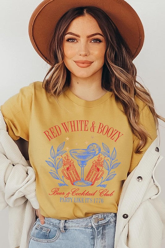 Red White & Boozy | Graphic T Shirt