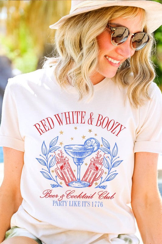 Red White & Boozy | Graphic T Shirt