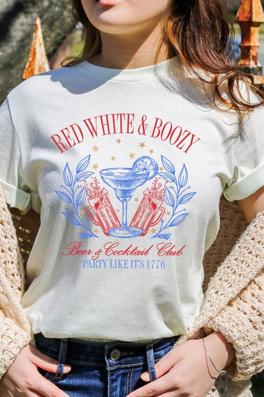 Red White & Boozy | Graphic T Shirt