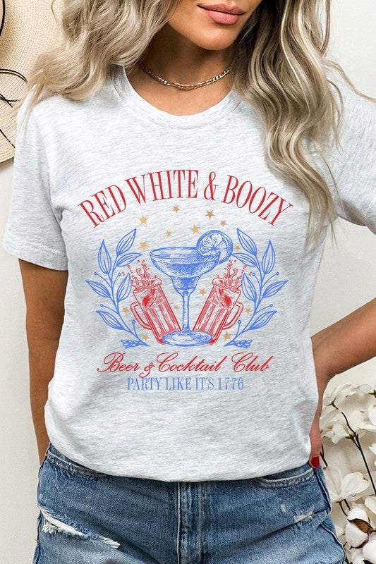 Red White & Boozy | Graphic T Shirt