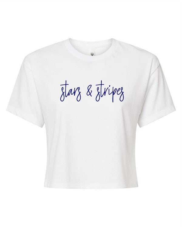 Stars & Stripes | Cropped Tee