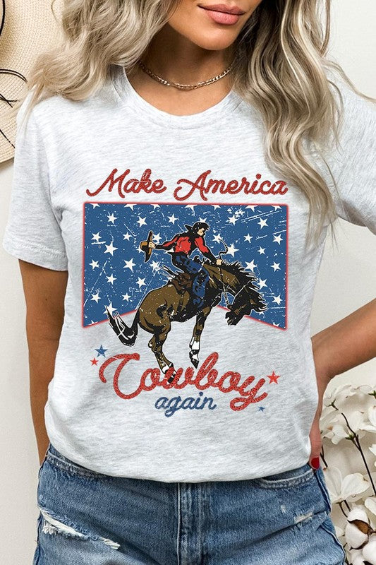 Make America Cowboy Again | Graphic T Shirt