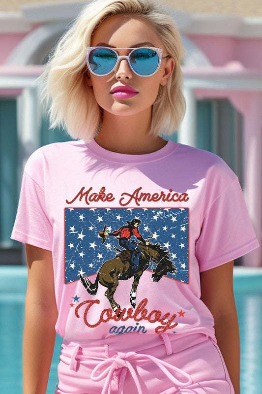 Make America Cowboy Again | Graphic T Shirt